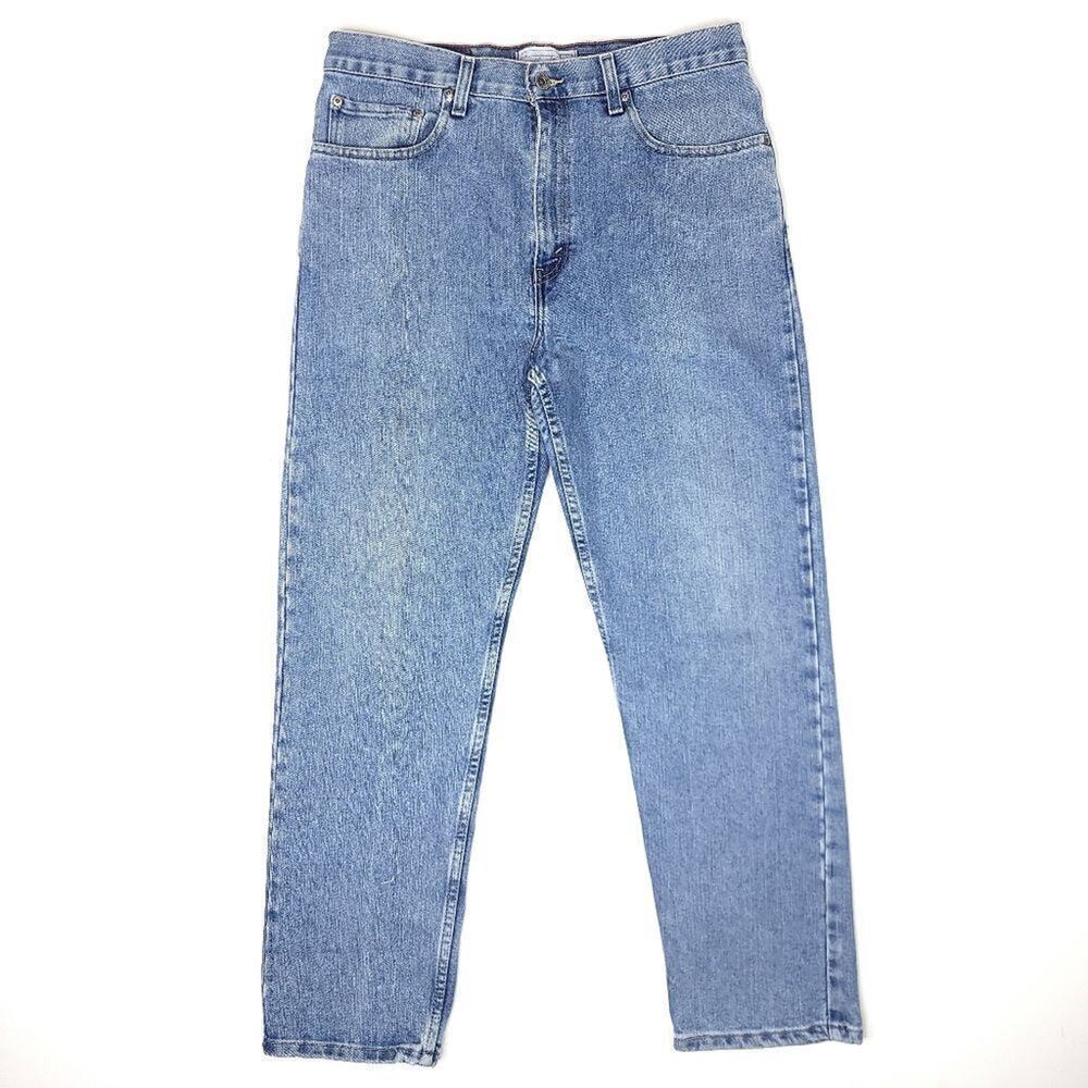Vintage Y2K Signature Levi's Strauss Classic Fit Jeans Mens 34x29 Light Blue